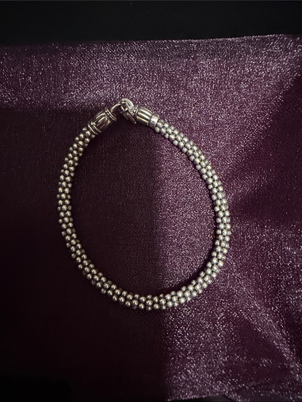Lagos caviar Rope Bracelet - Elegant Silver Women's Jewelry